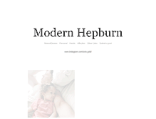 Tablet Screenshot of modernhepburn.tumblr.com