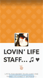 Mobile Screenshot of lovinlifestaff.tumblr.com