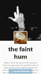 Mobile Screenshot of fainthum.tumblr.com