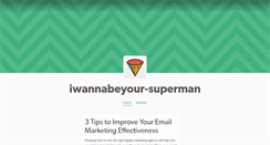 Desktop Screenshot of iwannabeyour-superman.tumblr.com