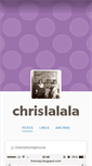 Mobile Screenshot of chrislalala.tumblr.com