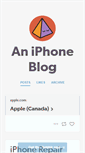 Mobile Screenshot of iphonerepairblog.tumblr.com