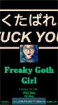 Mobile Screenshot of freakygothgirl.tumblr.com