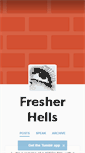 Mobile Screenshot of fresherhells.tumblr.com