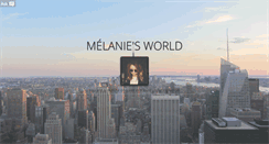 Desktop Screenshot of melaniesworld.tumblr.com