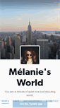 Mobile Screenshot of melaniesworld.tumblr.com