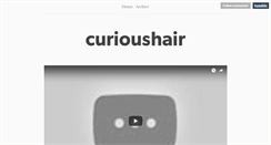 Desktop Screenshot of curioushair.tumblr.com
