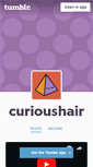 Mobile Screenshot of curioushair.tumblr.com