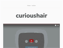 Tablet Screenshot of curioushair.tumblr.com