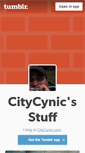 Mobile Screenshot of citycynic.tumblr.com
