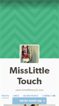 Mobile Screenshot of misslittletouch.tumblr.com