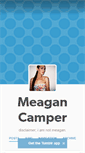 Mobile Screenshot of meagancamper.tumblr.com