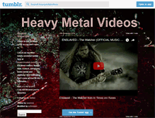 Tablet Screenshot of heavymetalvideos.tumblr.com