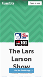 Mobile Screenshot of larslarsonshow.tumblr.com