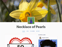 Tablet Screenshot of necklaceofpearls.tumblr.com