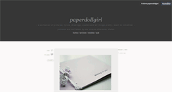 Desktop Screenshot of paperdollgirl.tumblr.com