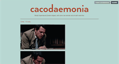 Desktop Screenshot of cacodaemonia.tumblr.com