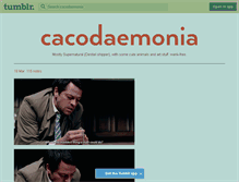 Tablet Screenshot of cacodaemonia.tumblr.com