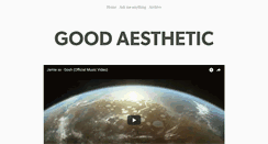 Desktop Screenshot of goodaesthetic.tumblr.com