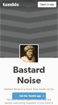 Mobile Screenshot of bastardnoise.tumblr.com