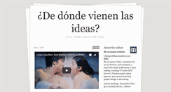 Desktop Screenshot of dedondevienenlasideas.tumblr.com