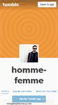 Mobile Screenshot of homme-femme.tumblr.com