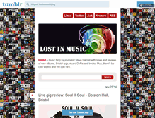 Tablet Screenshot of lostinmusicblog.tumblr.com