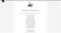 Desktop Screenshot of freedominwickedness.tumblr.com