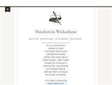 Tablet Screenshot of freedominwickedness.tumblr.com