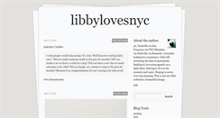Desktop Screenshot of libbylovesnyc.tumblr.com