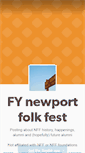 Mobile Screenshot of fynewportfolkfest.tumblr.com