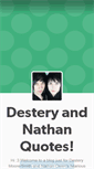 Mobile Screenshot of desandnatequotes.tumblr.com