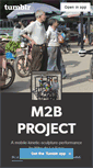 Mobile Screenshot of m2bproject.tumblr.com