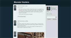 Desktop Screenshot of monster-hunters.tumblr.com