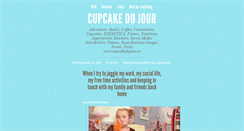 Desktop Screenshot of cupcakedujour.tumblr.com