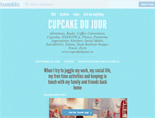 Tablet Screenshot of cupcakedujour.tumblr.com