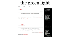 Desktop Screenshot of lovelygreenlight.tumblr.com