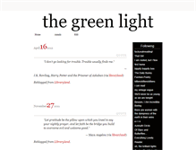 Tablet Screenshot of lovelygreenlight.tumblr.com