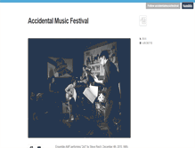 Tablet Screenshot of accidentalmusicfestival.tumblr.com