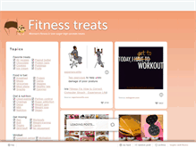 Tablet Screenshot of fitnesstreats.tumblr.com
