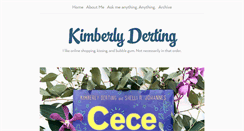 Desktop Screenshot of kimberlyderting.tumblr.com