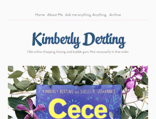 Tablet Screenshot of kimberlyderting.tumblr.com