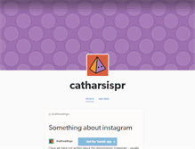 Tablet Screenshot of catharsispr.tumblr.com