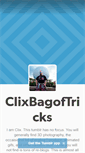 Mobile Screenshot of clixbagoftricks.tumblr.com