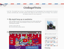 Tablet Screenshot of clixbagoftricks.tumblr.com