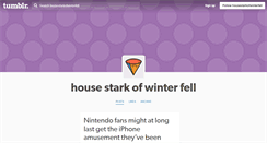 Desktop Screenshot of housestarkofwinterfell.tumblr.com
