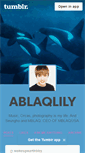 Mobile Screenshot of ablaqlily.tumblr.com