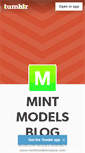 Mobile Screenshot of mintmodels.tumblr.com