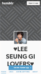 Mobile Screenshot of leeseunggilovers.tumblr.com