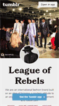 Mobile Screenshot of leagueofrebels.tumblr.com